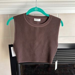 ARITZIA Babaton Sculpt Knit Crop— Size M